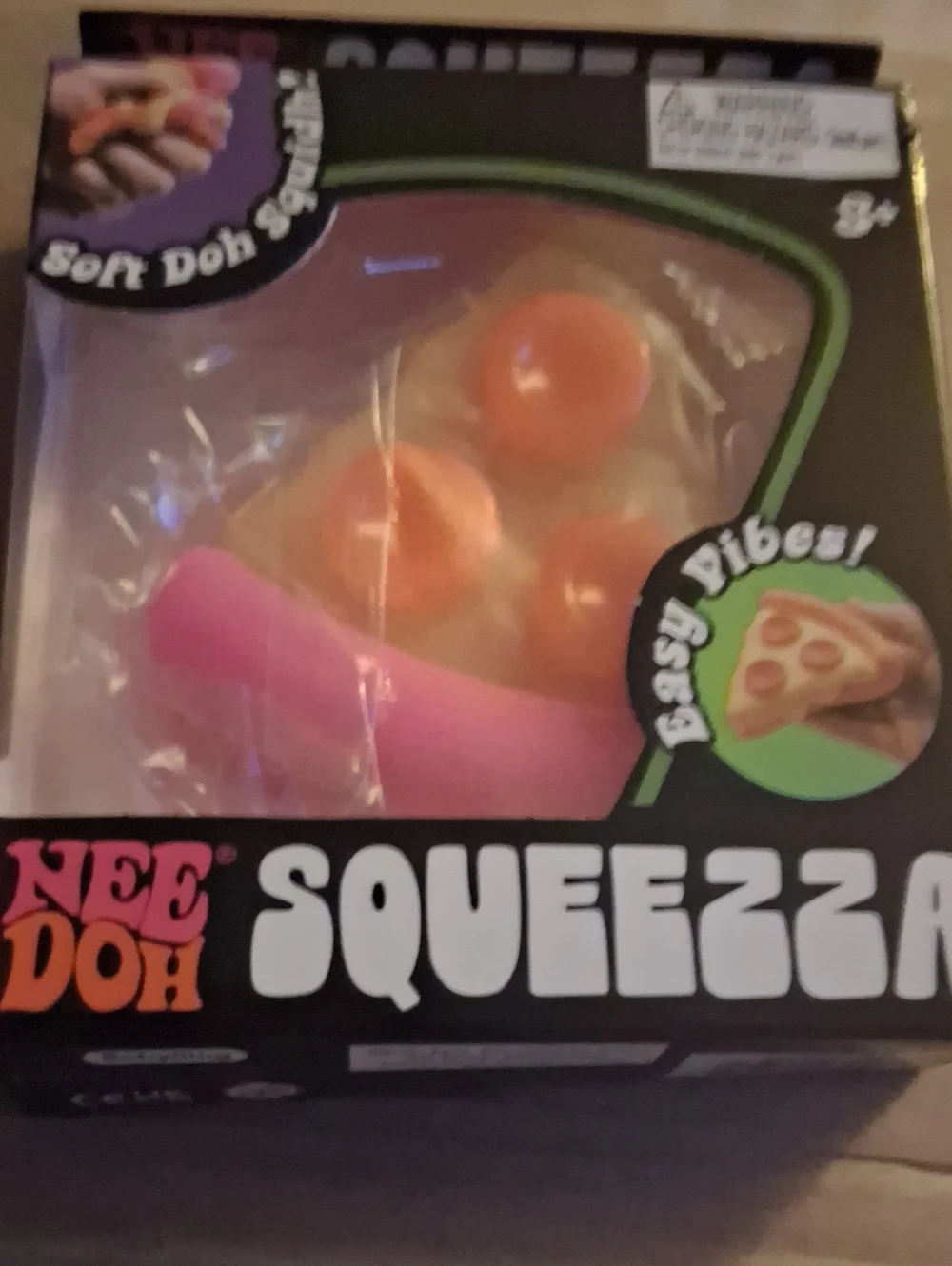 Squeezzas Soft Dough Playset — Pink and Orange